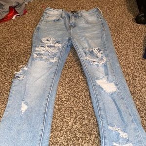 Fashion nova skinny jeans size 0